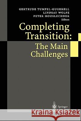 Completing Transition: The Main Challenges Gertrude Tumpel-Gugerell 9783642076763 Not Avail - książka