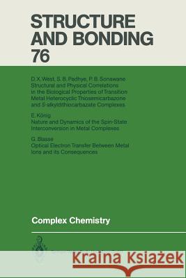 Complex Chemistry G. Blasse E. Konig S. B. Padhye 9783662150115 Springer - książka