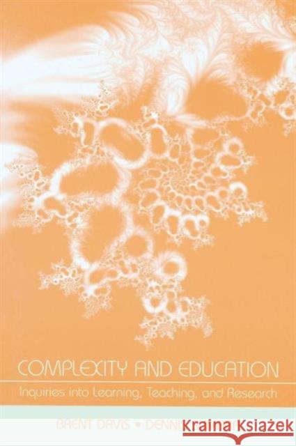 Complexity and Education: Inquiries Into Learning, Teaching, and Research Davis, Brent 9780805859355 Lawrence Erlbaum Associates - książka