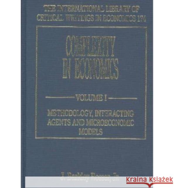 Complexity in Economics  9781840649895 Edward Elgar Publishing Ltd - książka