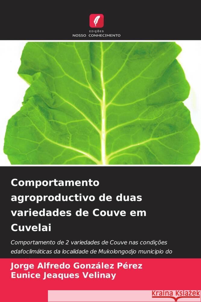 Comportamento agroproductivo de duas variedades de Couve em Cuvelai González Pérez, Jorge Alfredo, Jeaques Velinay, Eunice 9786208569877 Edições Nosso Conhecimento - książka
