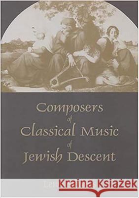Composers of Classical Music of Jewish Descent Lewis Stevens 9780853036135 Vallentine-Mitchell - książka