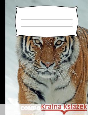 Composition Book: Tiger Composition Notebook Wide Ruled Pinnacle Novelty Publishing 9781072626329 Independently Published - książka