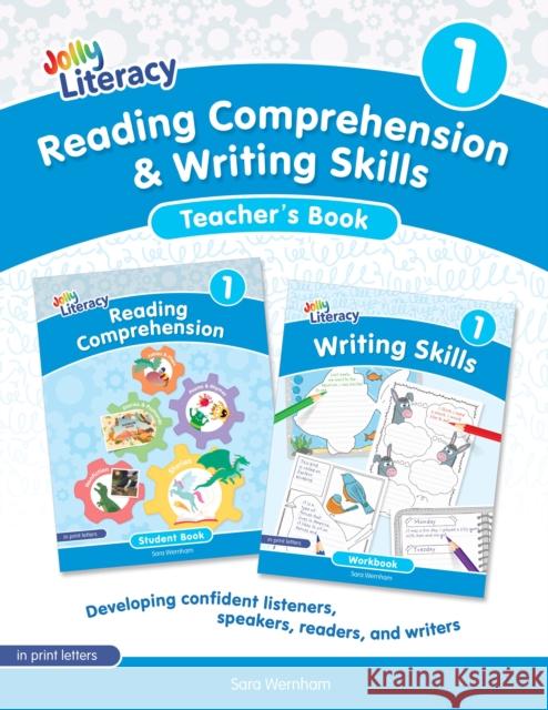Comprehension & Creative Writing Teacher's Book: In Print Letters (American English Edition) Sara Wernham 9781835822685 Jolly Literacy - książka