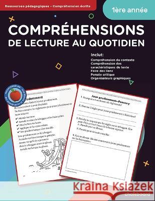 Comprehension de Lecture Au Quotidien 1 Demetra Turnbull 9781771055505 Chalkboard Publishing - książka