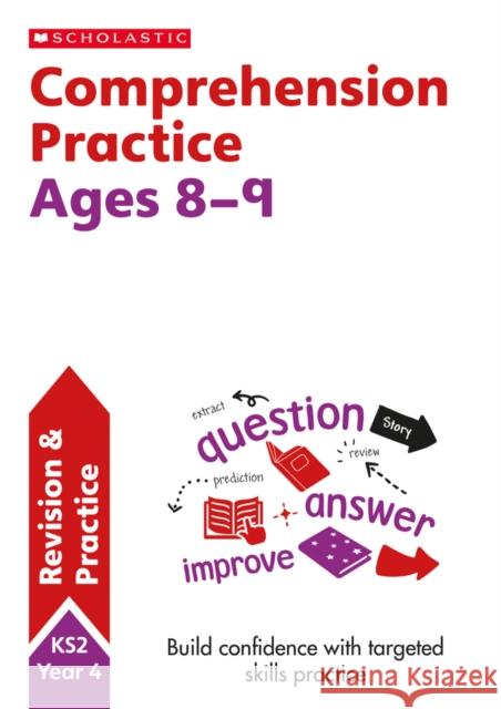 Comprehension Practice Ages 8-9 Donna Thomson 9781407141800 Scholastic - książka