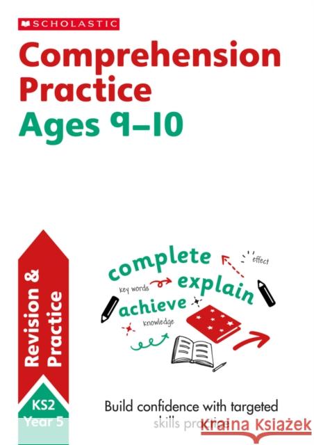 Comprehension Practice Ages 9-10 Donna Thomson 9781407141817 Scholastic - książka