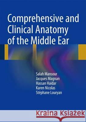 Comprehensive and Clinical Anatomy of the Middle Ear Salah Mansour Jacques Paul Yves Magnan Hassan Haida 9783642369667 Springer - książka