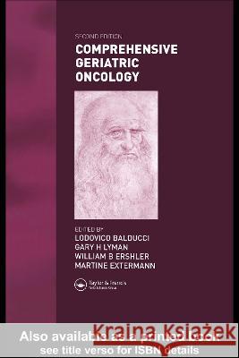 Comprehensive Geriatric Oncology  9780367204730 Taylor & Francis Ltd - książka