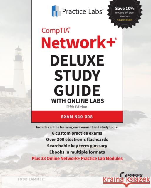 Comptia Network+ Deluxe Study Guide with Online Labs: Exam N10-008 Todd Lammle 9781119813446 Sybex - książka