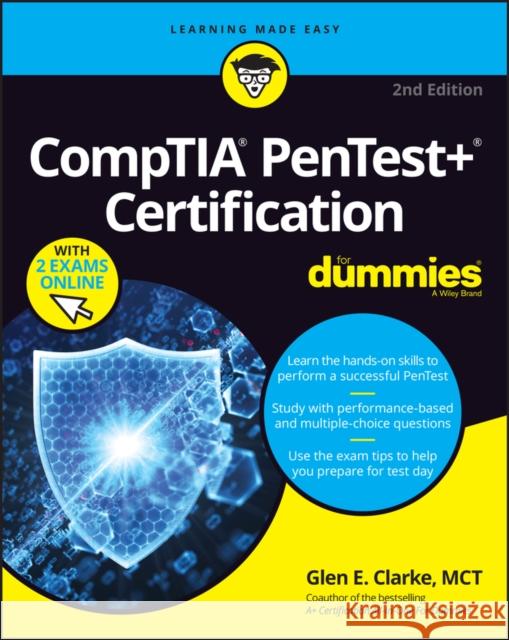 Comptia Pentest+ Certification for Dummies Glen E. Clarke 9781119867272 For Dummies - książka