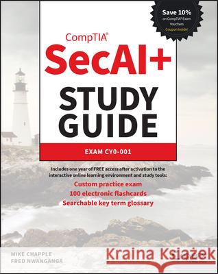 CompTIA SecAI+ Study Guide: Exam CY0-001  9781394368075  - książka