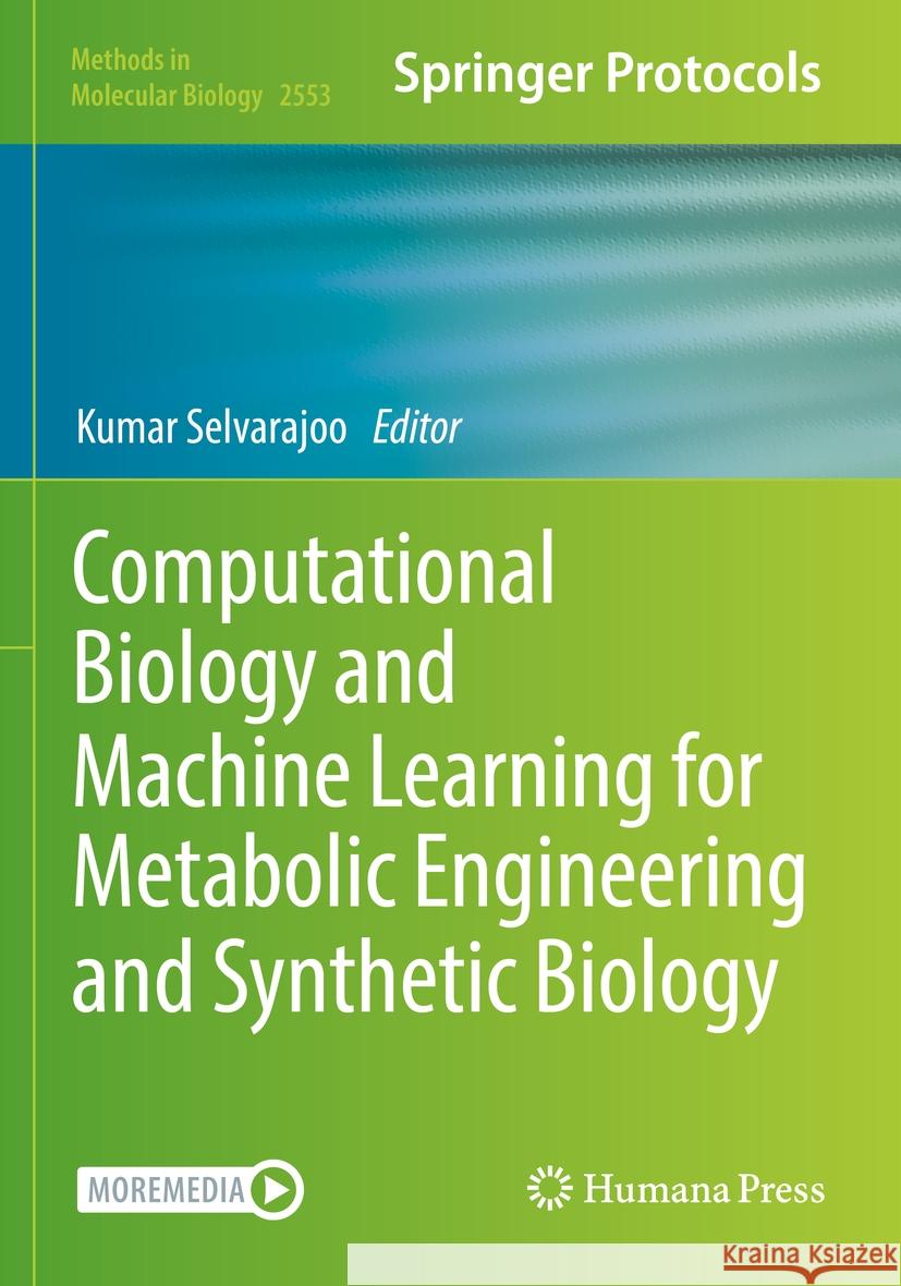 Computational Biology and Machine Learning for Metabolic Engineering and Synthetic Biology  9781071626191 Springer US - książka