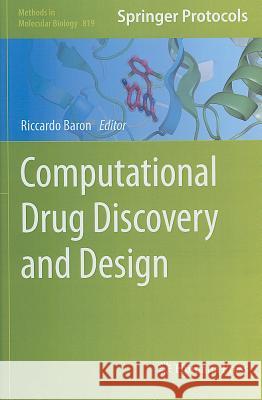 Computational Drug Discovery and Design  9781617794643 Humana Press - książka
