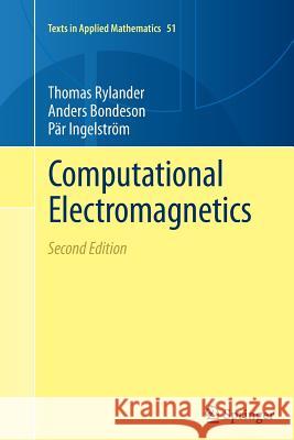 Computational Electromagnetics  9781489986023 Not Avail - książka