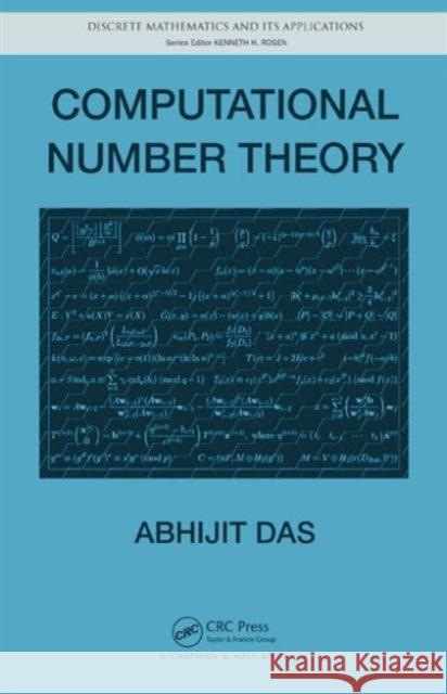 Computational Number Theory Abhijit Das 9781439866153 CRC Press - książka