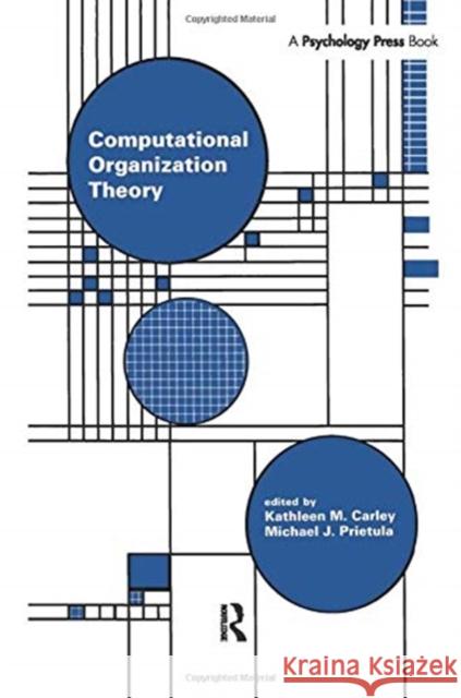 Computational Organization Theory  9781138971400 Taylor and Francis - książka