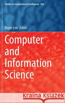 Computer and Information Science Roger Lee 9783319105086 Springer - książka