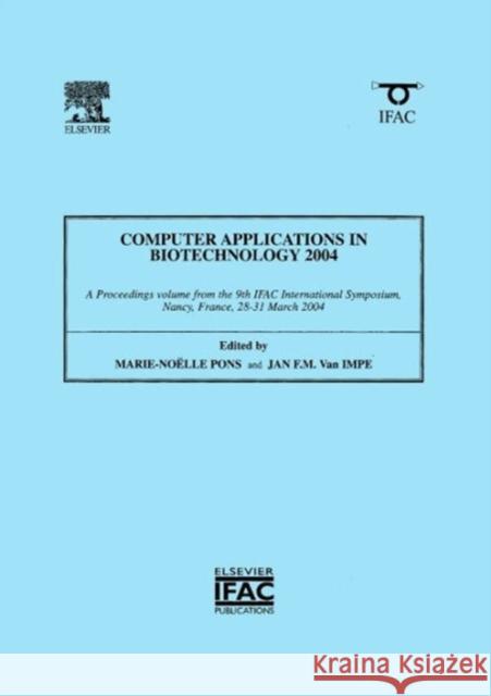 Computer Applications in Biotechnology 2004  9780080442518 Elsevier Science Ltd - książka