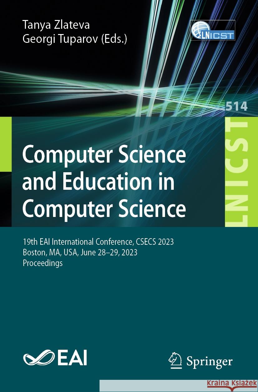 Computer Science and Education in Computer Science  9783031446672 Springer Nature Switzerland - książka