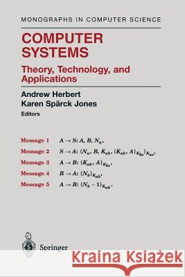 Computer Systems: Theory, Technology, and Applications Herbert, Andrew James 9781475780758 Springer - książka