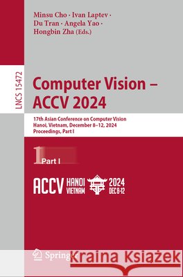 Computer Vision - ACCV 2024 Tran, Du 9789819608843 Springer - książka