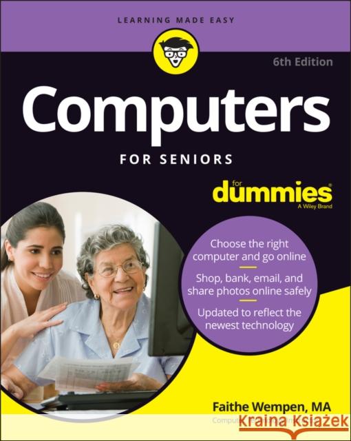 Computers For Seniors For Dummies Faithe (Computer Support Technician and Trainer) Wempen 9781119849605 John Wiley & Sons Inc - książka