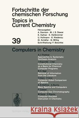 Computers in Chemistry Ajit J. Thakkar 9783540062318 Springer-Verlag - książka