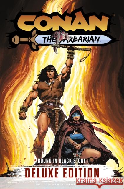 Conan the Barbarian: Bound In Black Stone Deluxe Edition Robert De La Torre 9781787748378 Titan Comics - książka