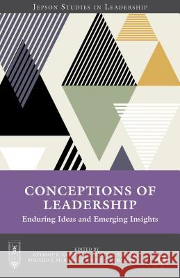 Conceptions of Leadership: Enduring Ideas and Emerging Insights Goethals, G. 9781137472021 Palgrave MacMillan - książka