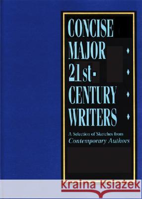 Concise Major 21st-Century Writers Tracey Matthews 9780787675394 Cengage Learning, Inc - książka