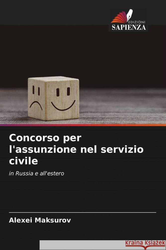 Concorso per l'assunzione nel servizio civile Alexei Maksurov 9786205860458 Edizioni Sapienza - książka