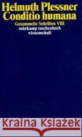 Conditio humana Plessner, Helmuth Dux, Günter Marquard, Odo 9783518292310 Suhrkamp - książka