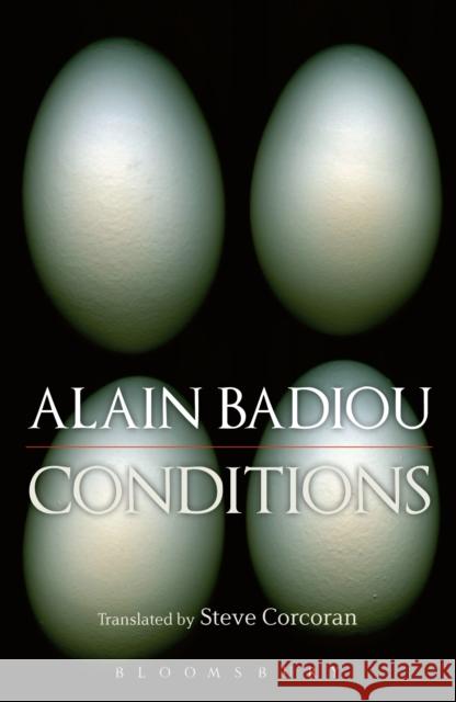 Conditions Alain Badiou 9781350009042 Bloomsbury Academic - książka