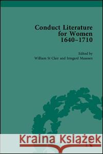 Conduct Literature for Women, Part II, 1640-1710  9781851965304 Pickering & Chatto (Publishers) Ltd - książka