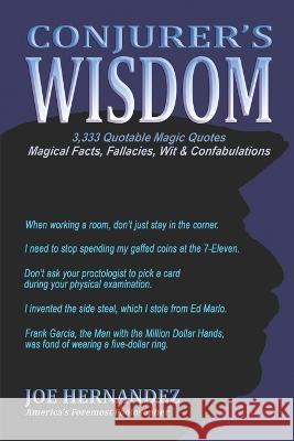 Conjurer\'s Wisdom Joe Hernandez 9781090988980 Independently Published - książka