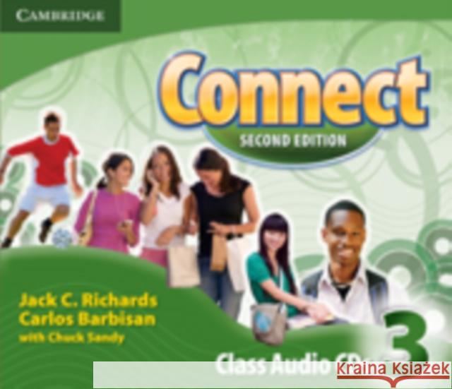 Connect Level 3 Class Audio CDs (3) Richards Jack C. Barbisan Carlos Sandy Chuck 9780521737159 Cambridge University Press - książka