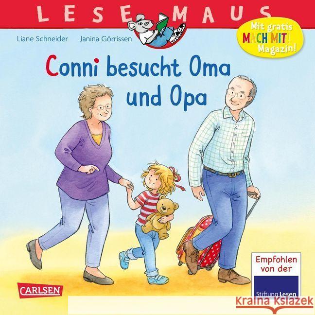 Conni besucht Oma und Opa : Mit Gratis Mitmach-Zeitschrift Schneider, Liane 9783551086693 Carlsen - książka