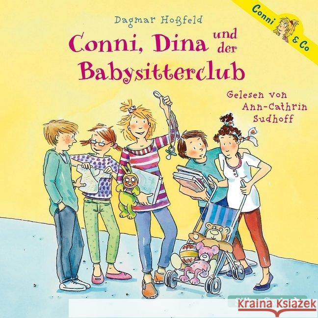 Conni, Dina und der Babysitterclub, 2 Audio-CDs : Gekürzte Lesung Hoßfeld, Dagmar 9783867425674 Silberfisch - książka