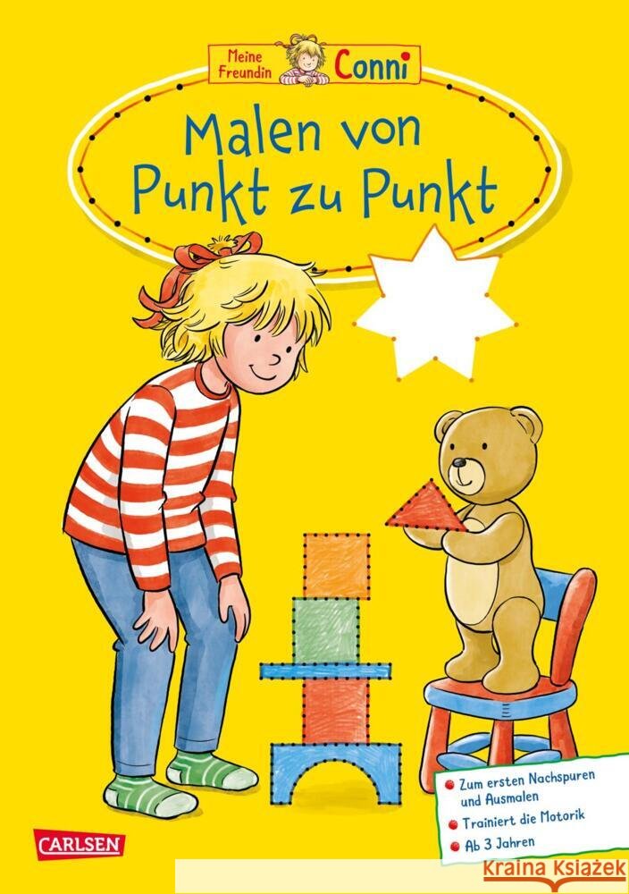Conni Gelbe Reihe (Beschäftigungsbuch):  Malen von Punkt zu Punkt Sörensen, Hanna 9783551192516 Carlsen - książka