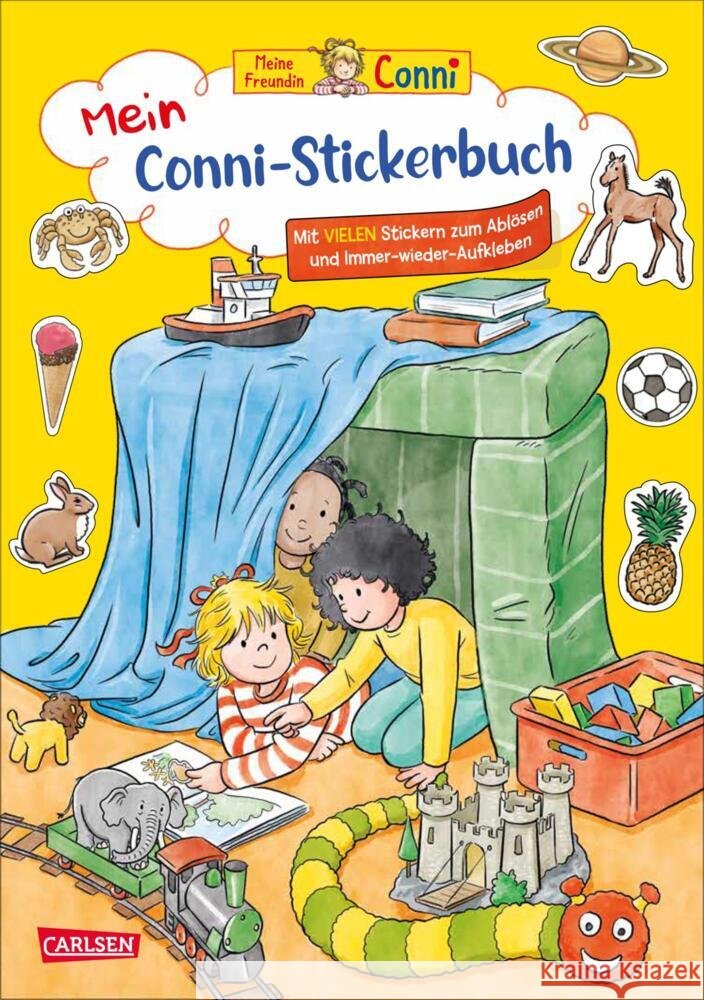 Conni Gelbe Reihe (Beschäftigungsbuch): Mein Conni-Stickerbuch Sörensen, Hanna 9783551191793 Carlsen - książka