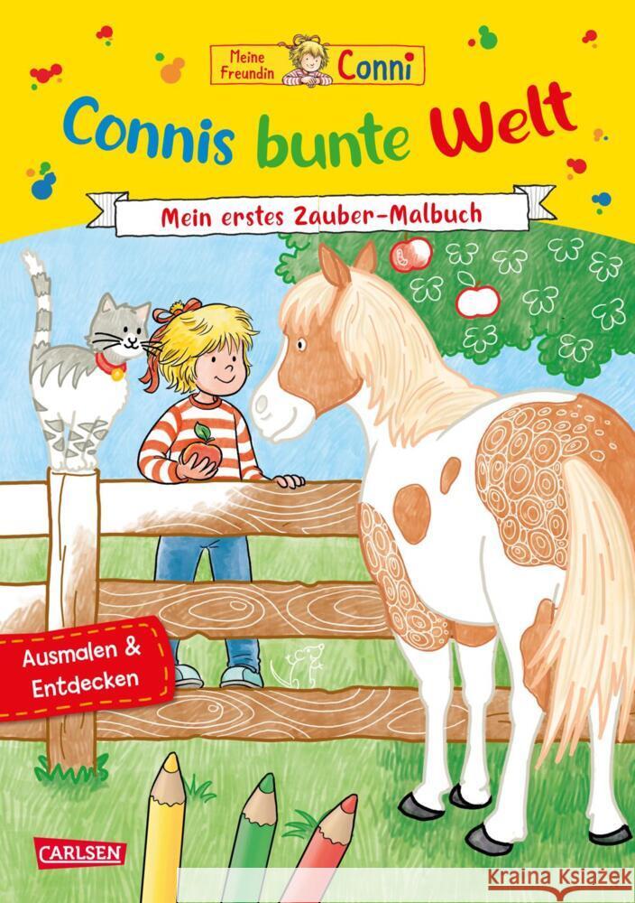 Conni Gelbe Reihe (Beschäftigungsbuch): Connis bunte Welt Sörensen, Hanna 9783551191748 Carlsen - książka