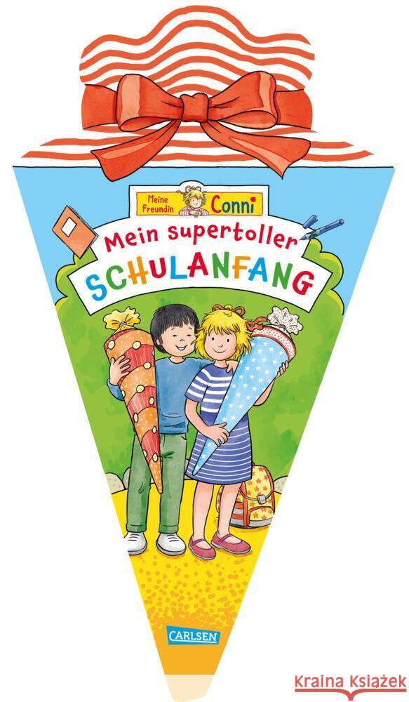 Conni Gelbe Reihe (Beschäftigungsbuch): Große Schultüte: Mein supertoller Schulanfang Sörensen, Hanna 9783551192462 Carlsen - książka