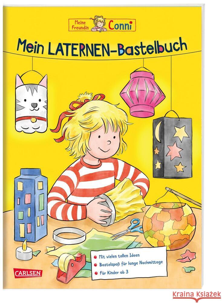 Conni Gelbe Reihe (Beschäftigungsbuch): Mein Laternen-Bastelbuch Sörensen, Hanna 9783551191496 Carlsen - książka