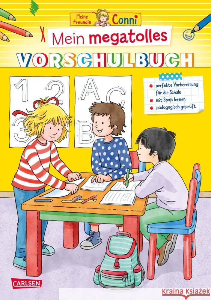 Conni Gelbe Reihe (Beschäftigungsbuch): Mein megatolles Vorschulbuch Sörensen, Hanna 9783551191281 Carlsen - książka