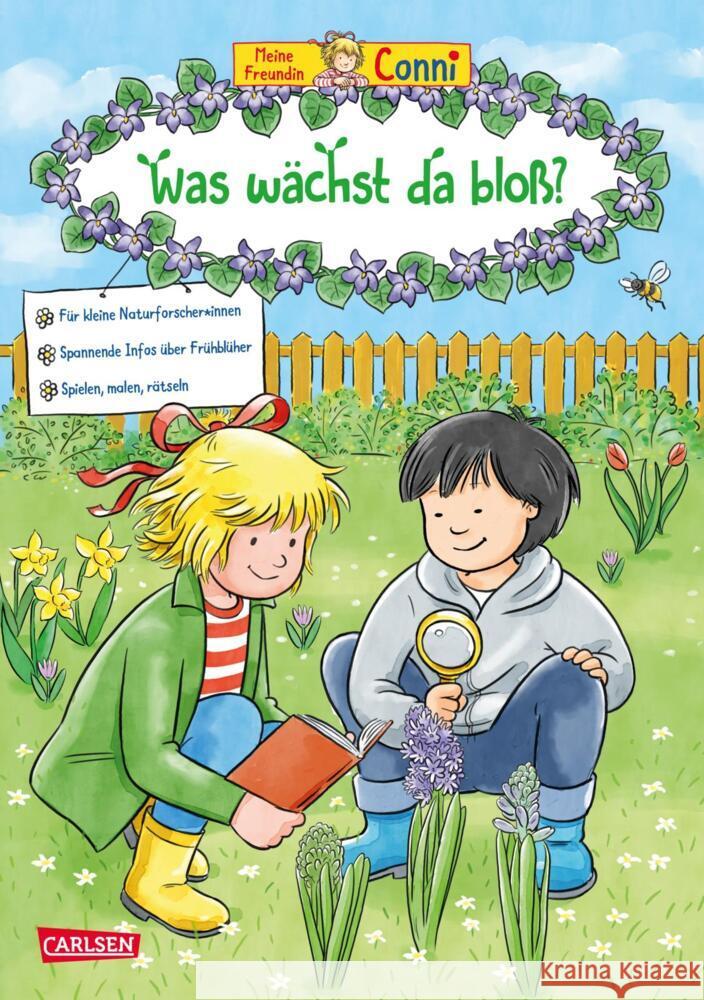 Conni Gelbe Reihe (Beschäftigungsbuch): Was wächst da bloß? Sörensen, Hanna 9783551189691 Carlsen - książka