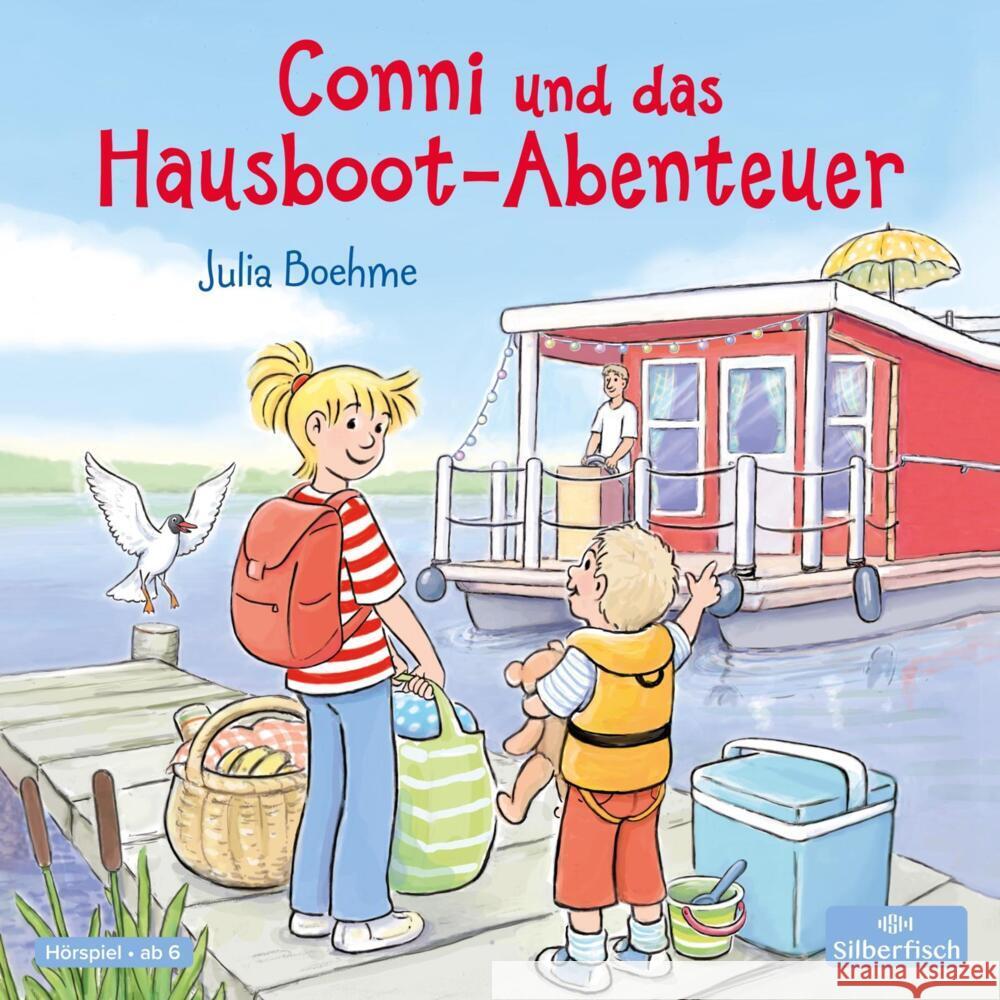 Conni und das Hausboot-Abenteuer, 1 Audio-CD Boehme, Julia 9783745603453 Silberfisch - książka