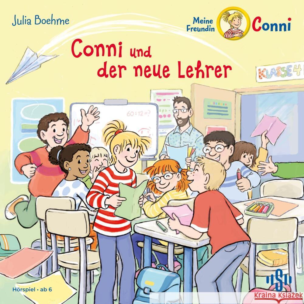 Conni und der neue Lehrer, 1 Audio-CD Boehme, Julia 9783745605501 Silberfisch - książka