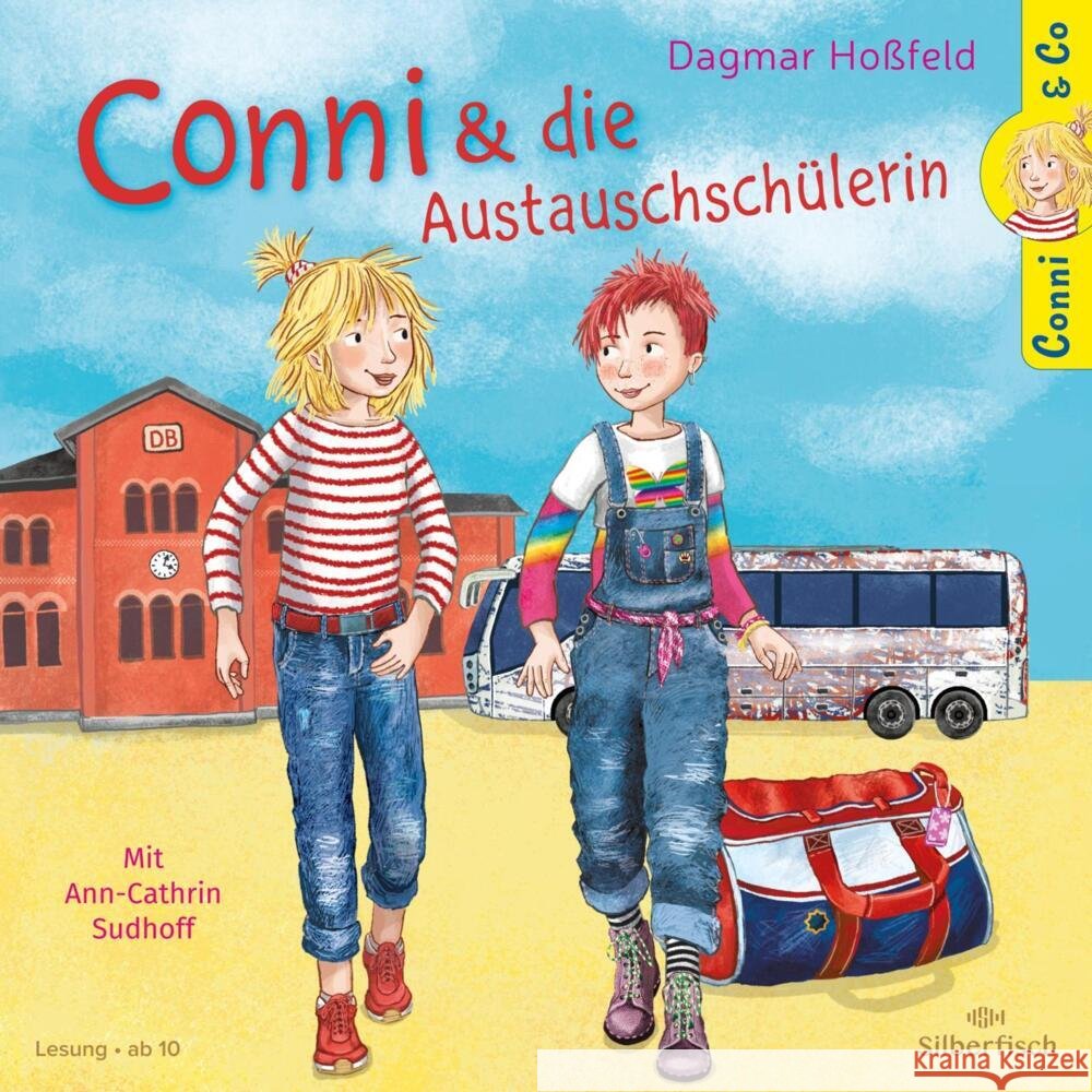 Conni und die Austauschschülerin, 2 Audio-CD Hoßfeld, Dagmar 9783745603804 Silberfisch - książka