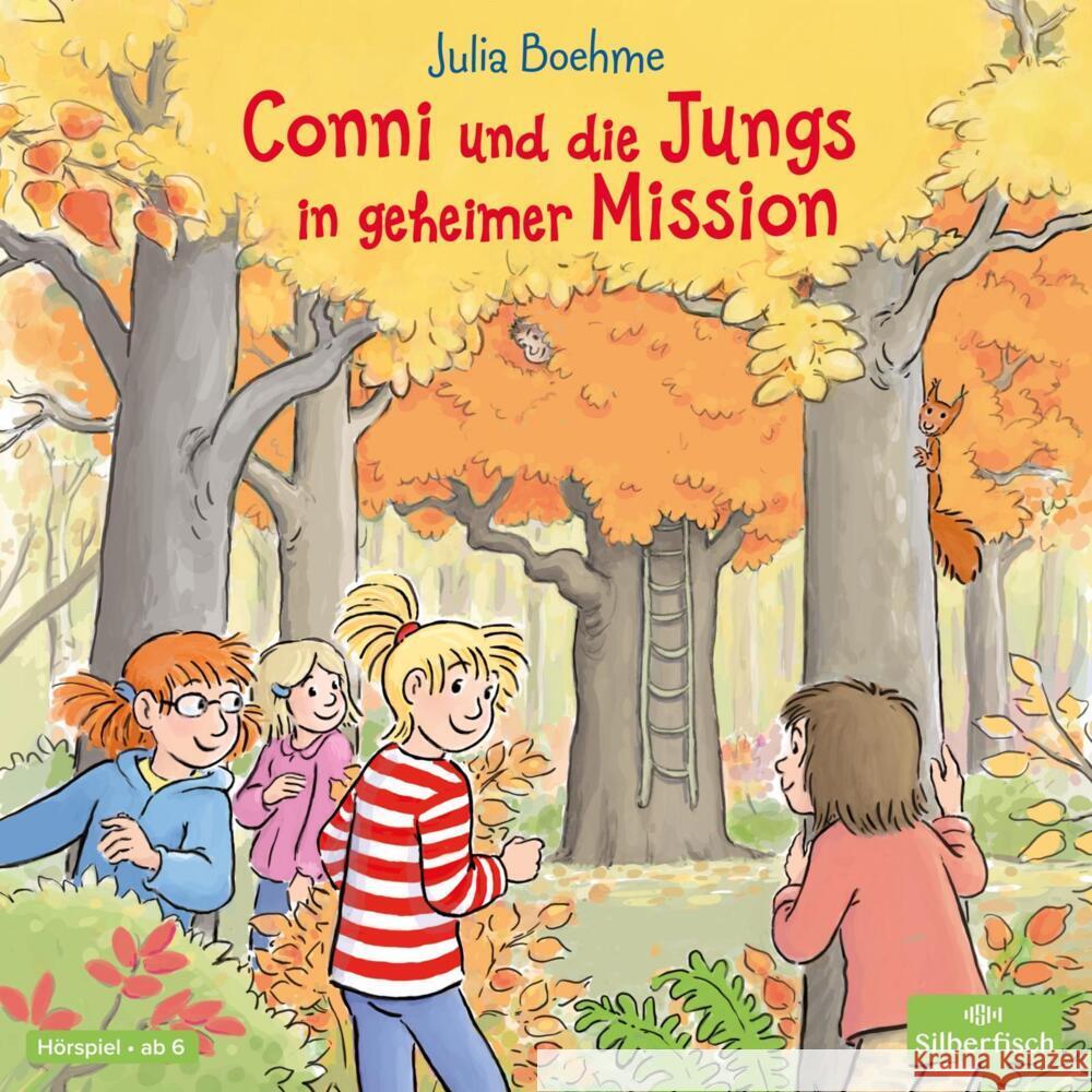 Conni und die Jungs in geheimer Mission, 1 Audio-CD Boehme, Julia 9783745603798 Silberfisch - książka